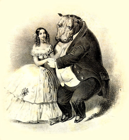 Dancing with a regal hippo